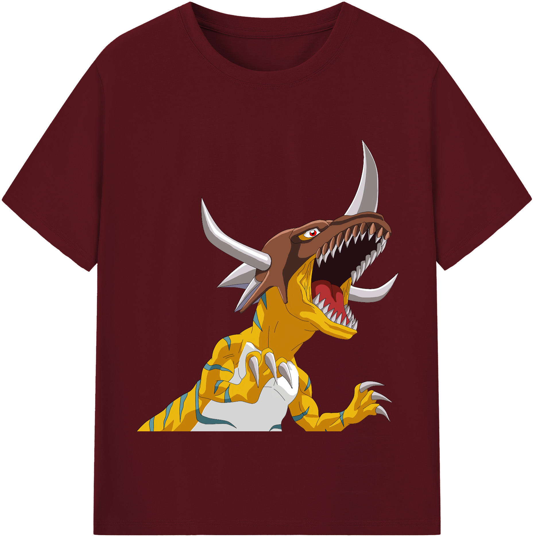（画像用） Digimon デジタルモンスター/デジモン 綿100％半袖Tシャツ（フロントプリント）